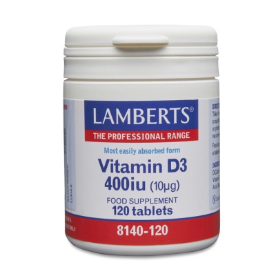 Lamberts Vitamin D3 400iu 120 tabs